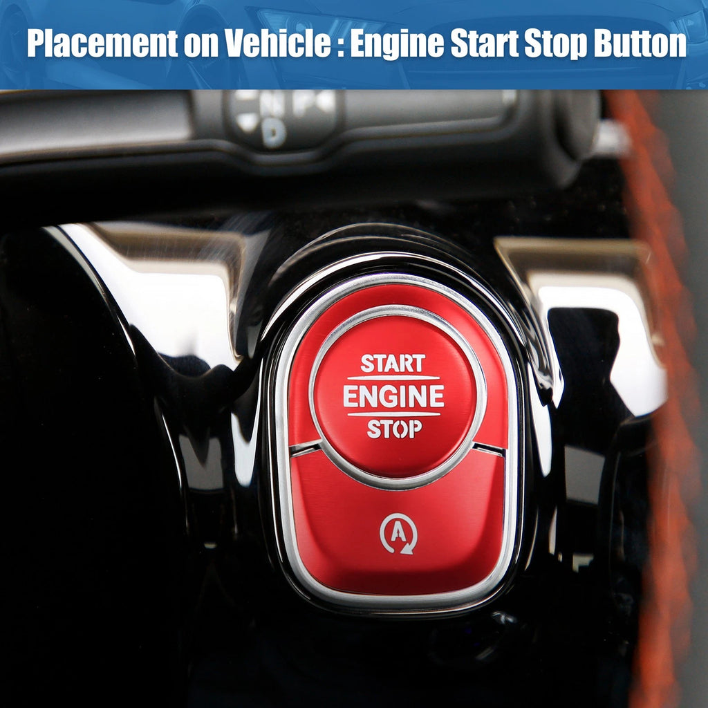 Engine Start Stop Button Cover Trim Sticker Kit for Mercedes-Benz A-Class (2019–2023)