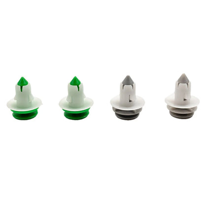 Door Panel Clips Trim Green+gray New Plastic Direct Replacement