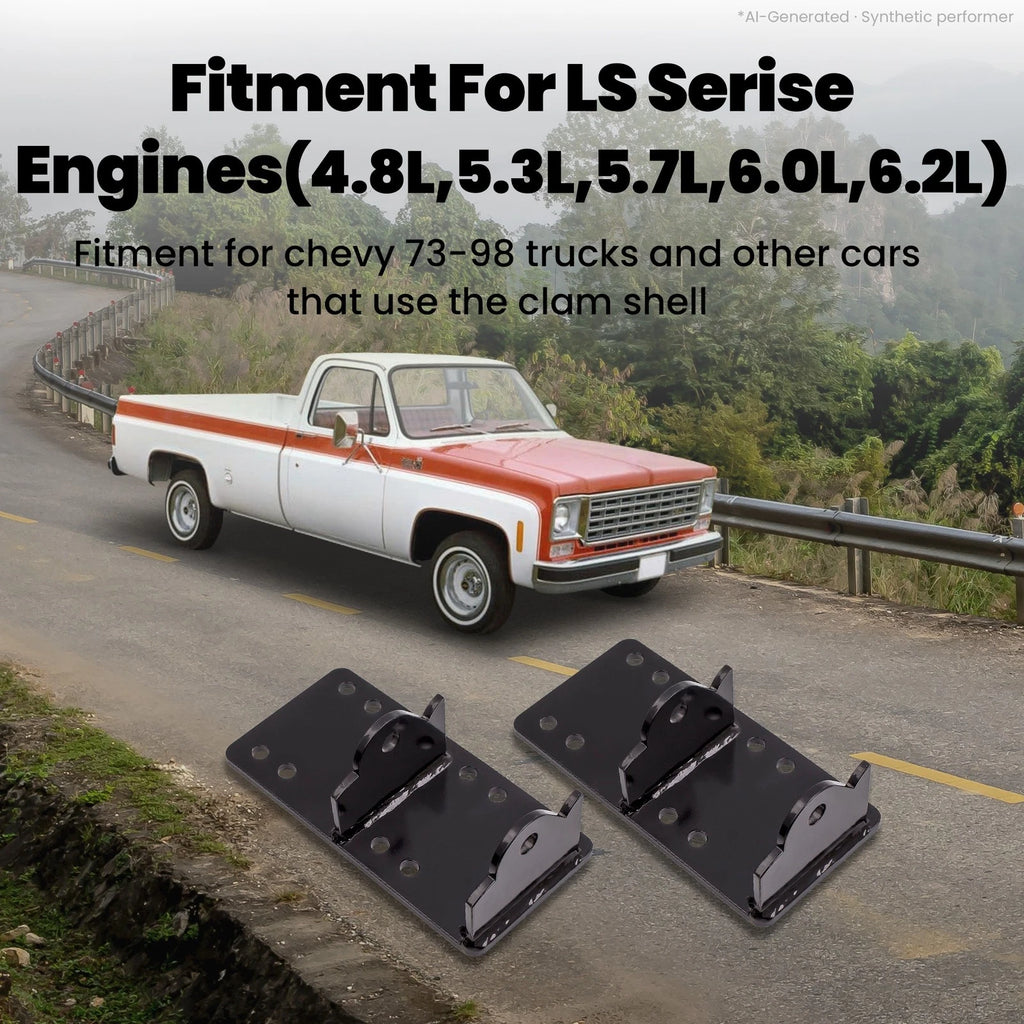 2X Engine Swap Adapter Plates for GMC LSX Engine (Fitment Specific)