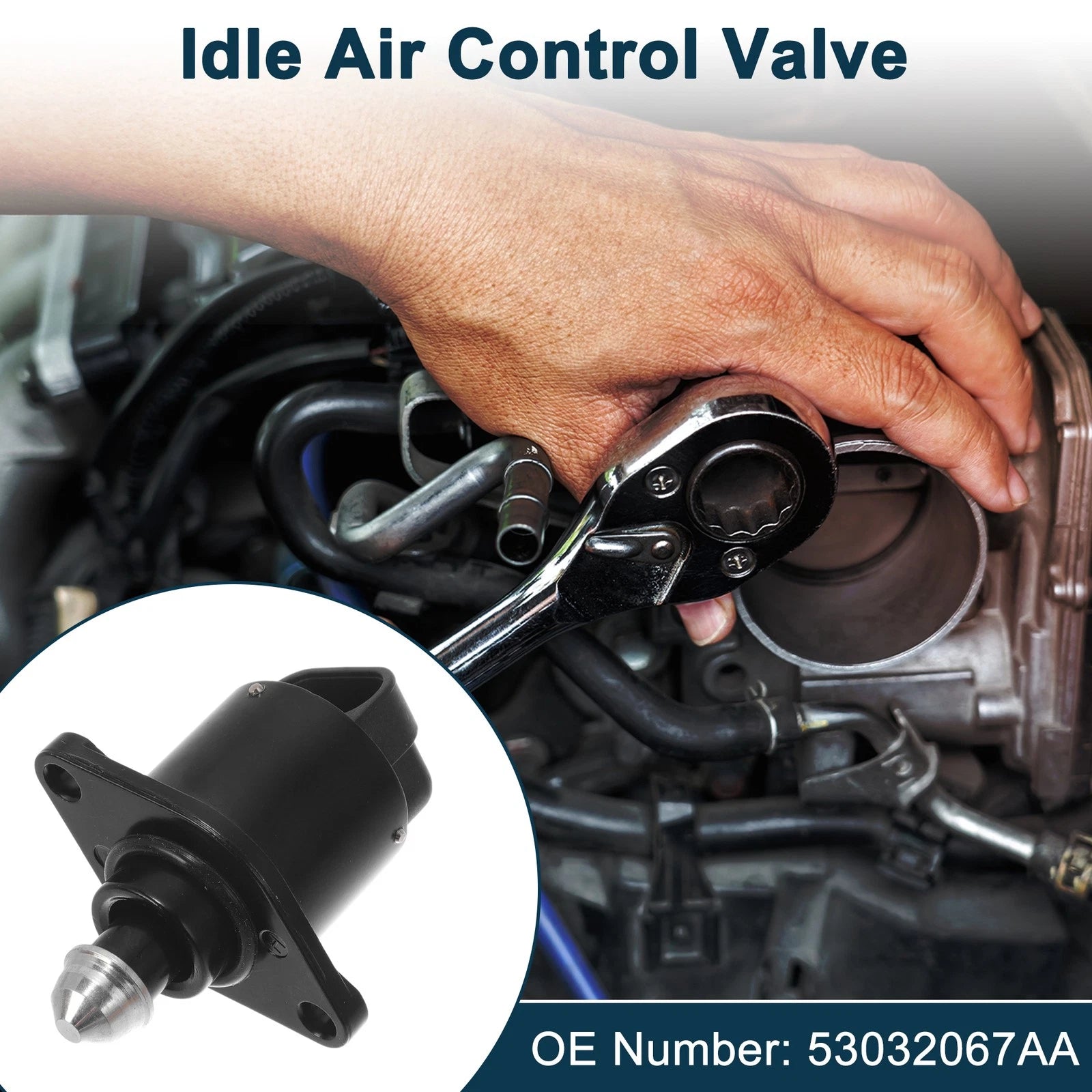 Idle Air Control Valve for Dodge Ram 2500 2000–2003 Replacement