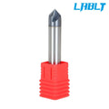 3/8" 4 Flute 90 Degree Double End Carbide Chamfer Mill (LABLT)