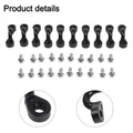 10 Pack Bungee Deck Loops with Eye Hooks for Kayaks