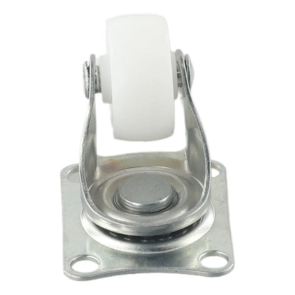 8X 1 Inch Rubber Ball Bearing Caster Wheels for Heavy Duty Trolley