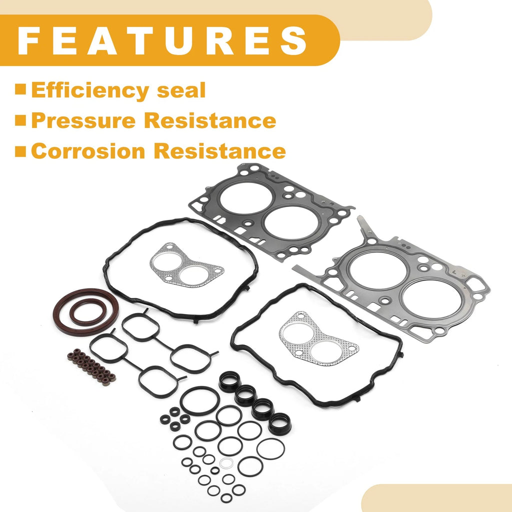Cylinder Head Gasket Kit Replacement for Subaru FB25 2.5L (2011–2018)
