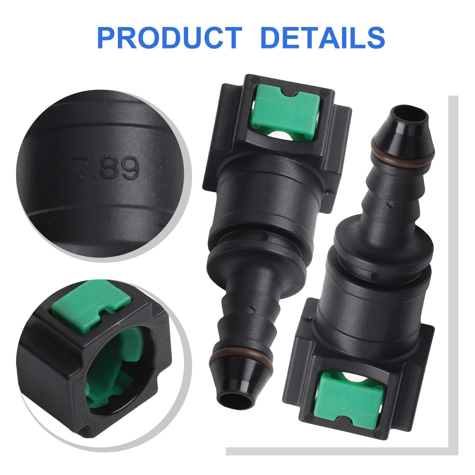 Barbed Plastic Fuel Line Connectors for Efficient Installation (2010–2023)