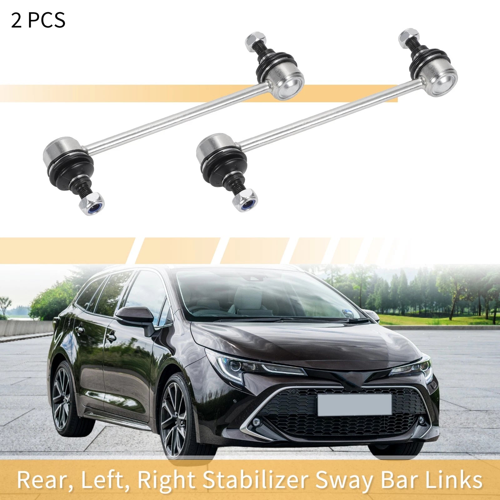 2pcs Rear Stabiliser Sway Bar Link Replacement for Lexus ES300 Camry (2002–2018)
