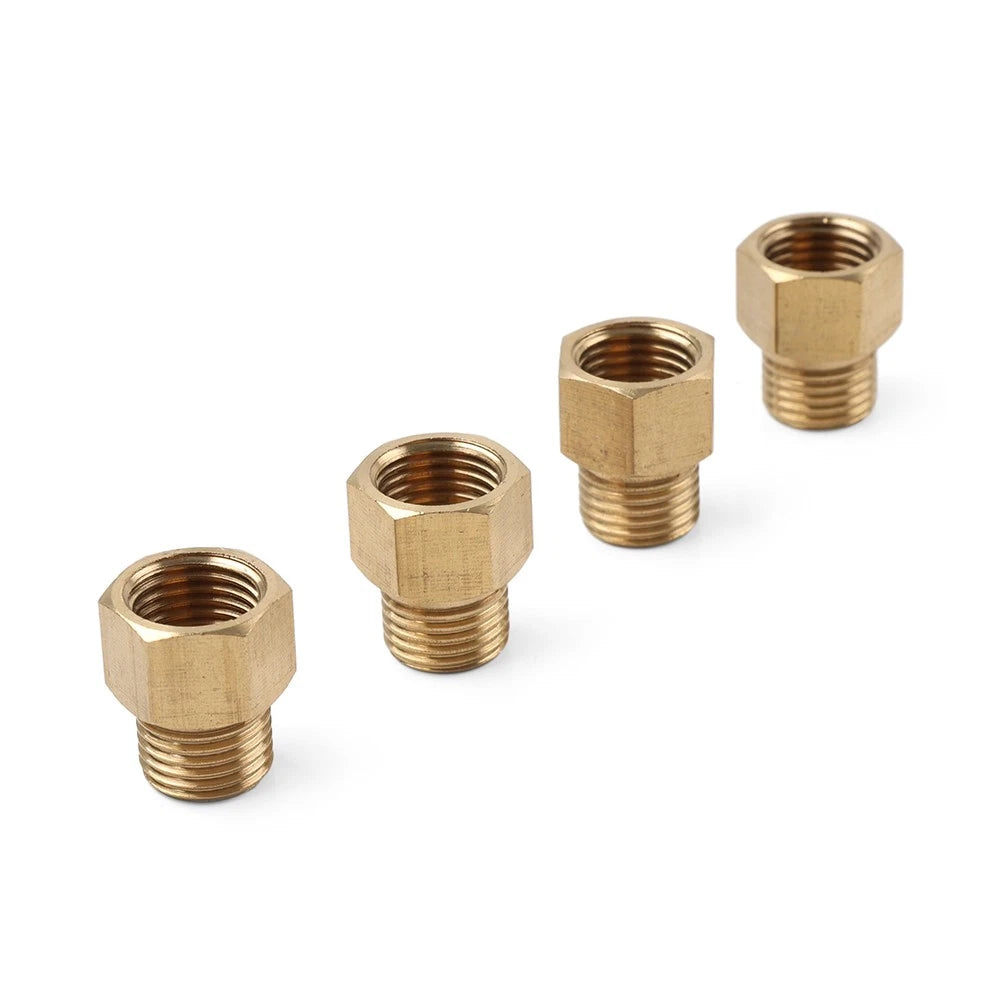 4X Brass Pipe Fitting G1/4 Adapter Connector Hex Coupling