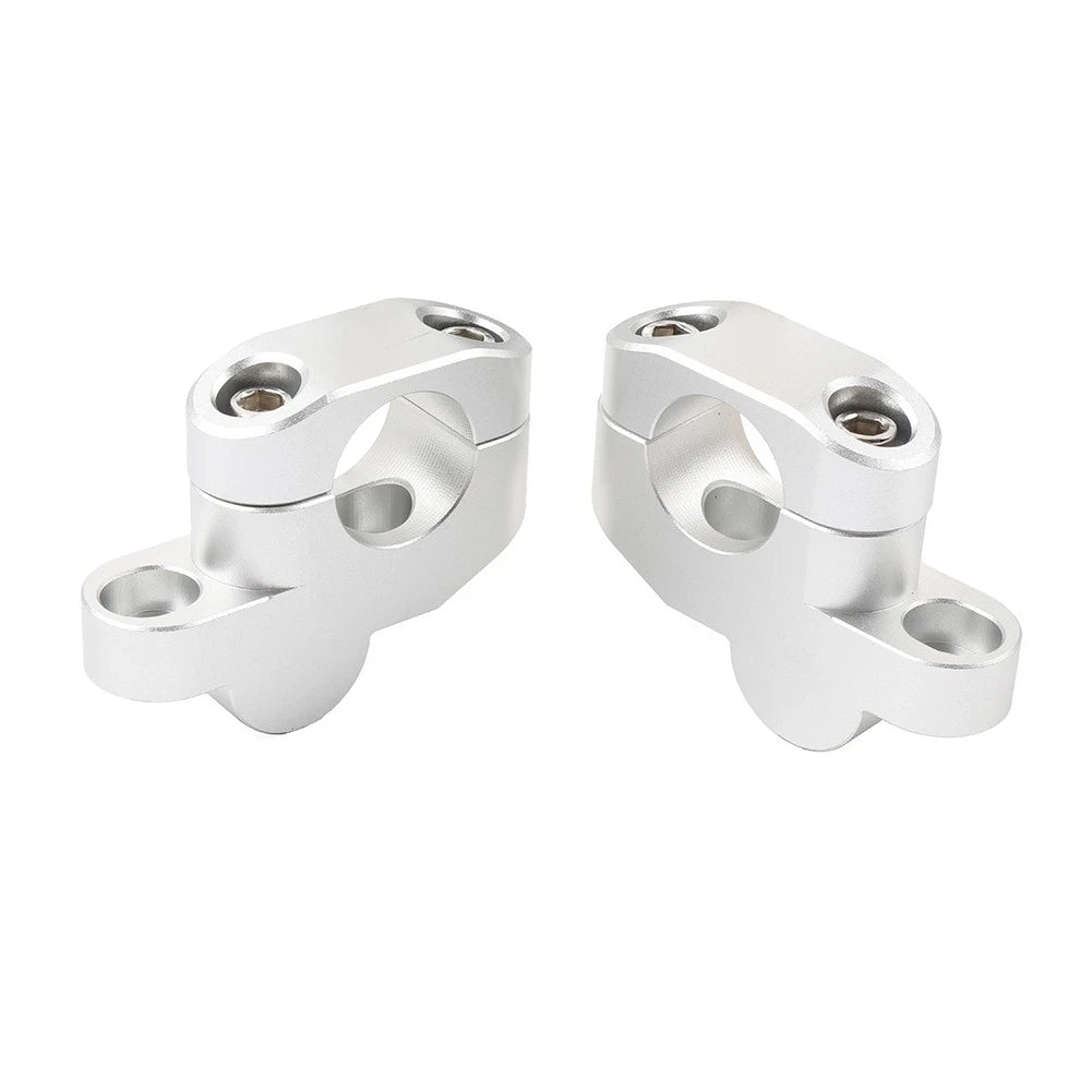 28mm 1/8 Offset Handlebar Clamp Mount Riser for Honda Kawasaki