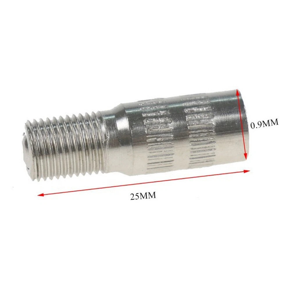 Set of 4 Valve Stem Extensions for Universal Vehicles (Chrome, Brass)