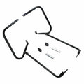 Chrome/Black Saddlebag Guard Bracket Bar for Harley Touring (1997–2008)