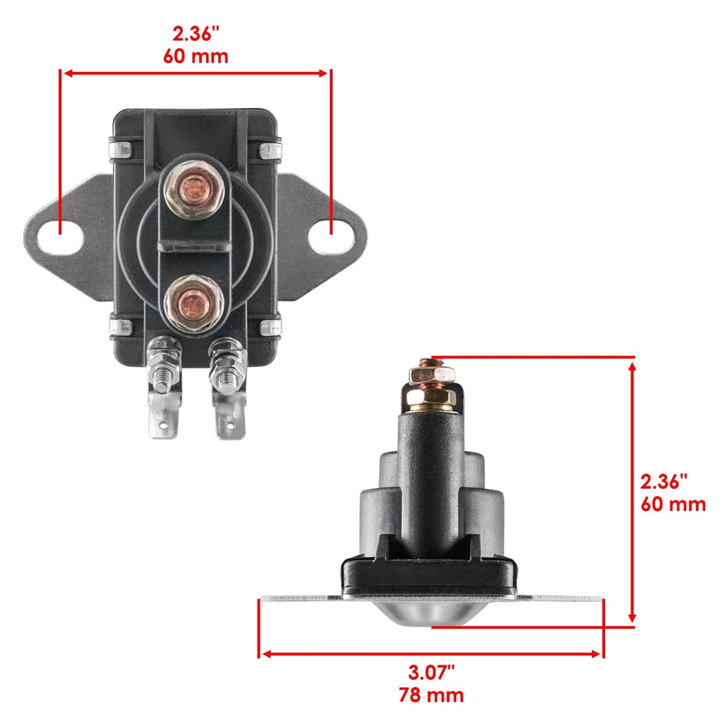 Set of 5 Starter Solenoid Relays for Mercury Marine 25HP 40HP (1989)