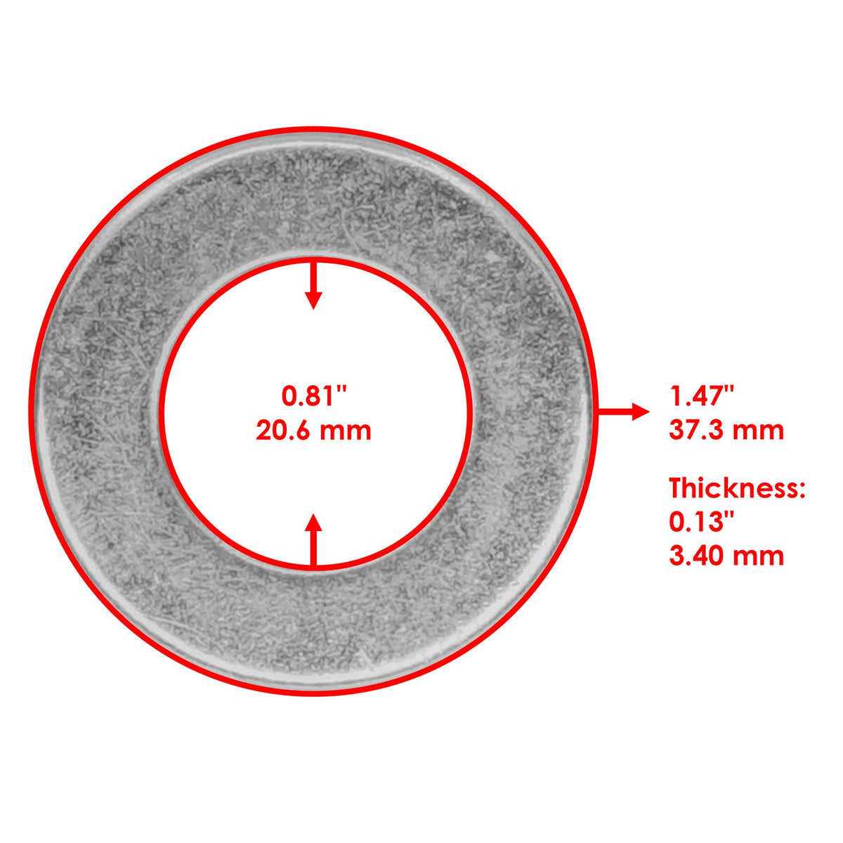 Steering Spindle Washer Replacement for John Deere LA155 LA165 LA175 (2001–2010)