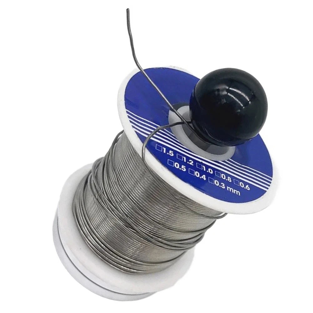 Solder Wire Holder for Desktop Use - Weighted Metal Base