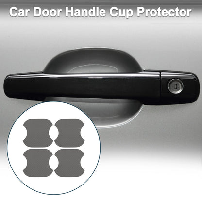 Car Door Handle Scratch Protector for Universal Vehicles (91x93mm, Gray)