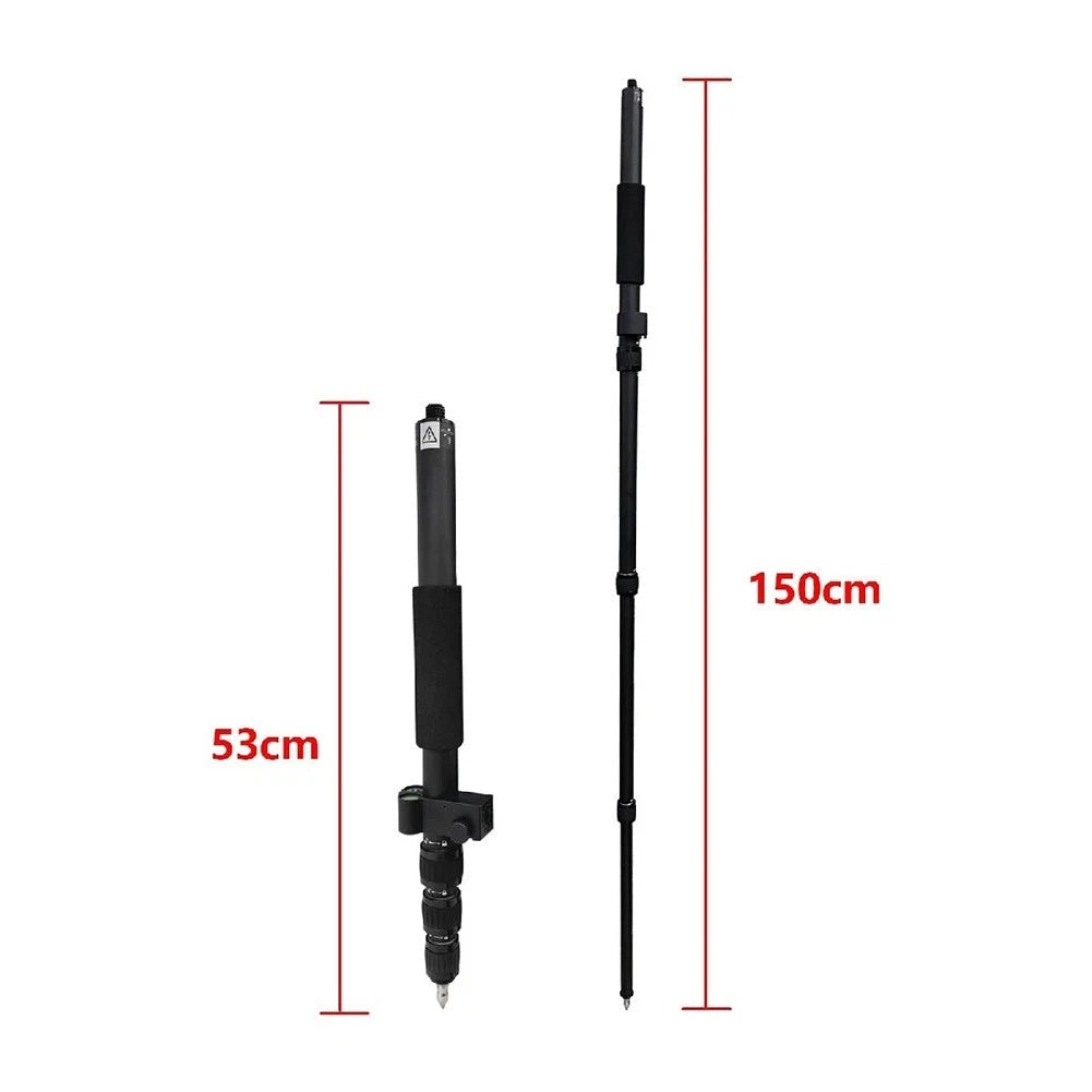 1 5M Telescopic Aluminum Pole for Compass GPS Survey Equipment