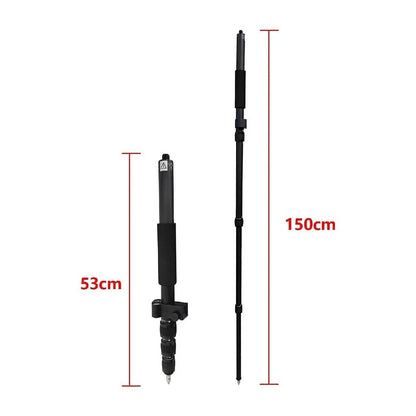 1 5M Telescopic Aluminum Pole for Compass GPS Survey Equipment