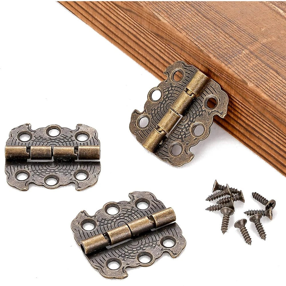 10pcs Butterfly Hinges for Jewelry Chest Cabinet