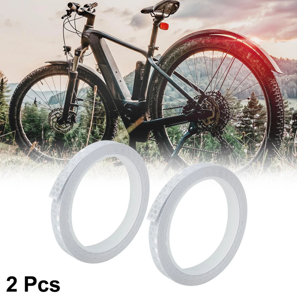 Reflective Warning Tape Stickers 2 Pack for Bike Motorcycle (2000–2025)