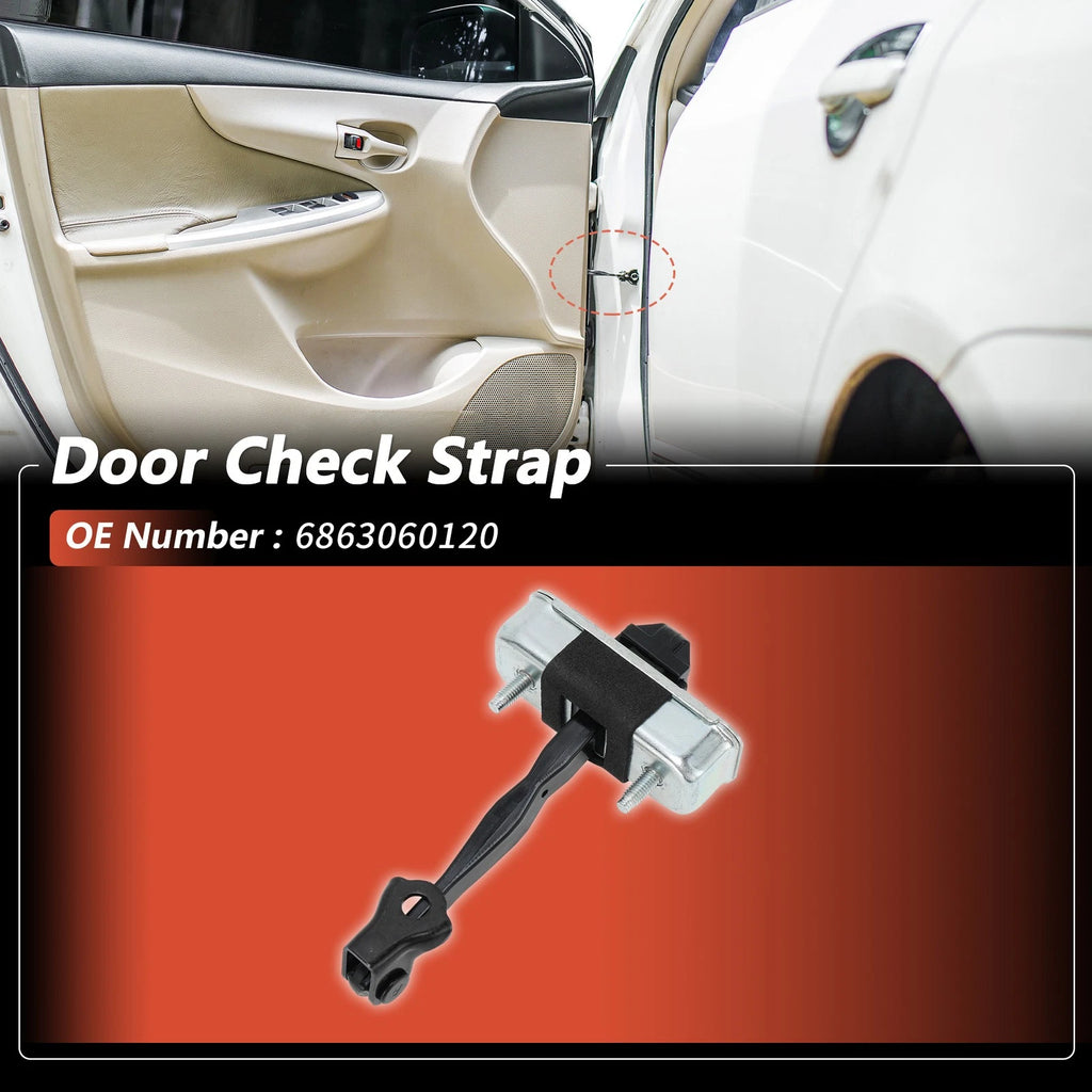 Door Check Strap Rear Left Right Replacement Set for Toyota 4Runner (2010–2016)