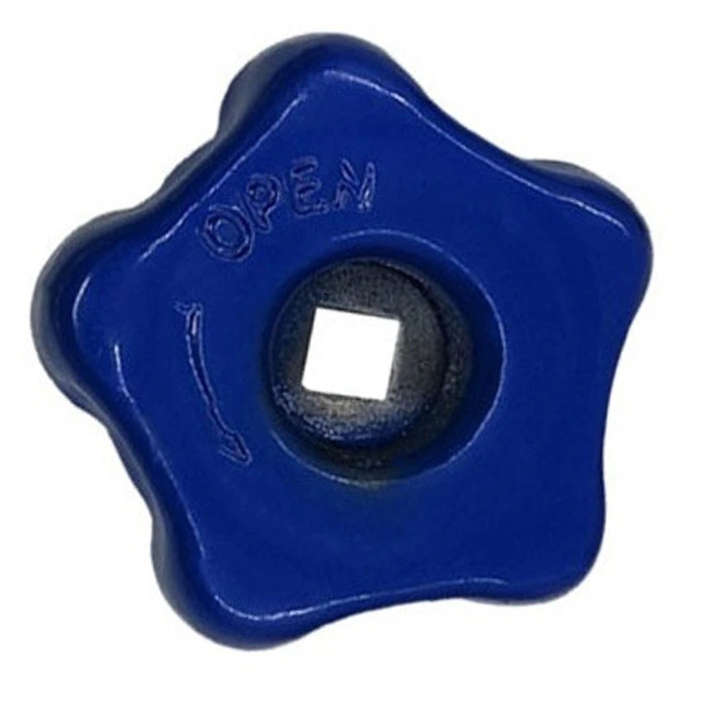 Replacement Handwheel Handle for Argon Oxygen Cylinder Valves 8mm Blue Metal
