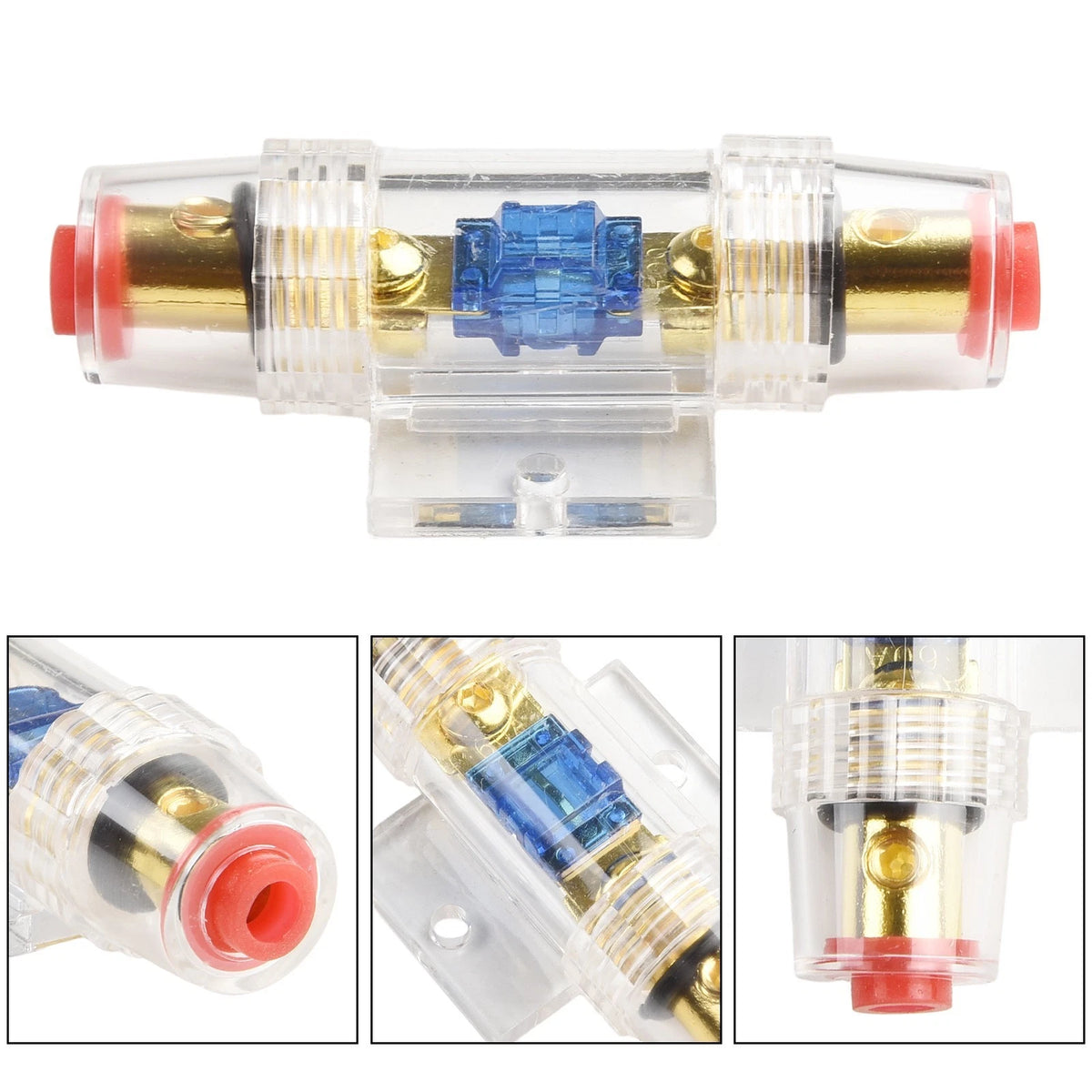 60A Fuse Holder Block for Car Speaker Subwoofer