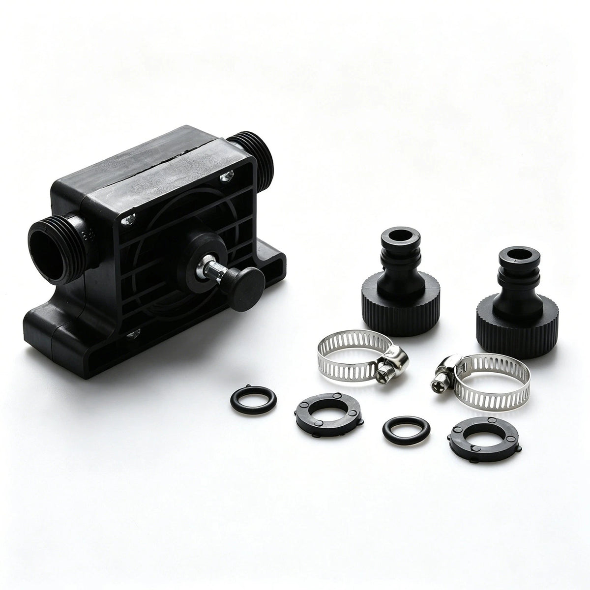 Self-Priming Pump Kit for Water & Diesel (Portable, No Batteries)