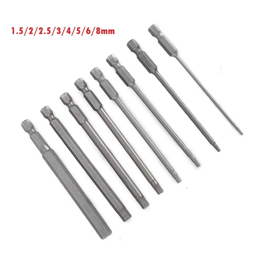 Screwdriver Bit Set for Electric Screwdrivers - Hex Shank Magnetic