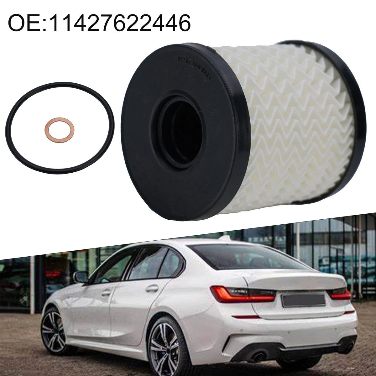 Replacement Filter Element for Mini For Cooper R56 2007 2016 11427622446