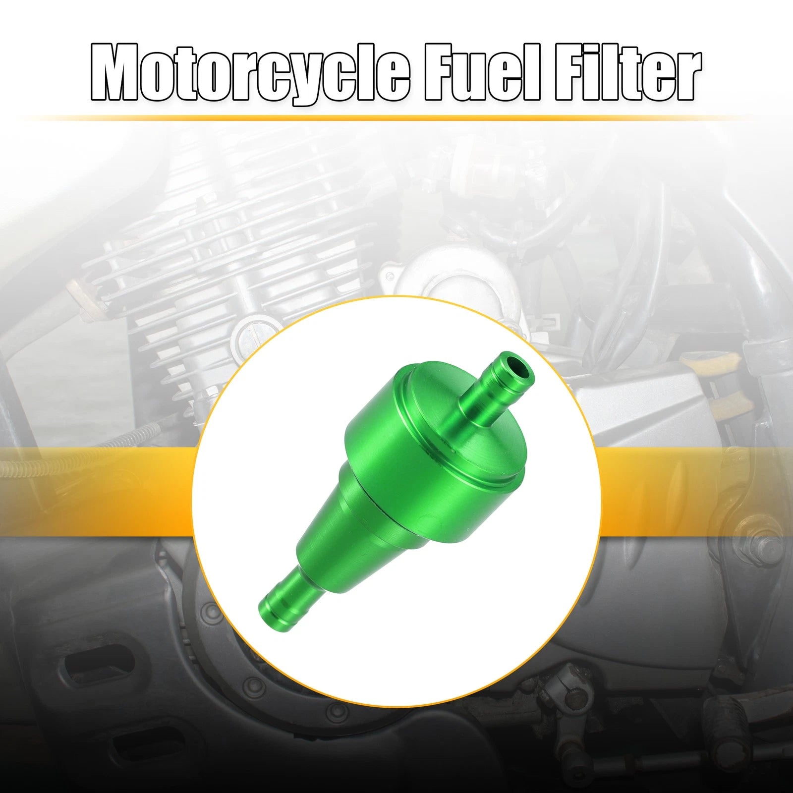 Fuel Filter 59mm Green Replacement for Dirt Bike Motorcycle Engine (2005–2024)