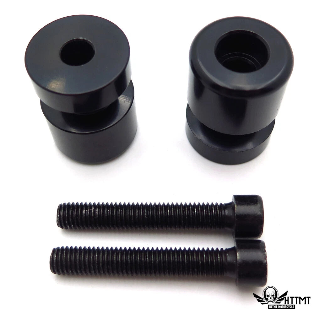 Black Swingarm Spools 8mm Thread for Honda CBR954RR (2002–2003)