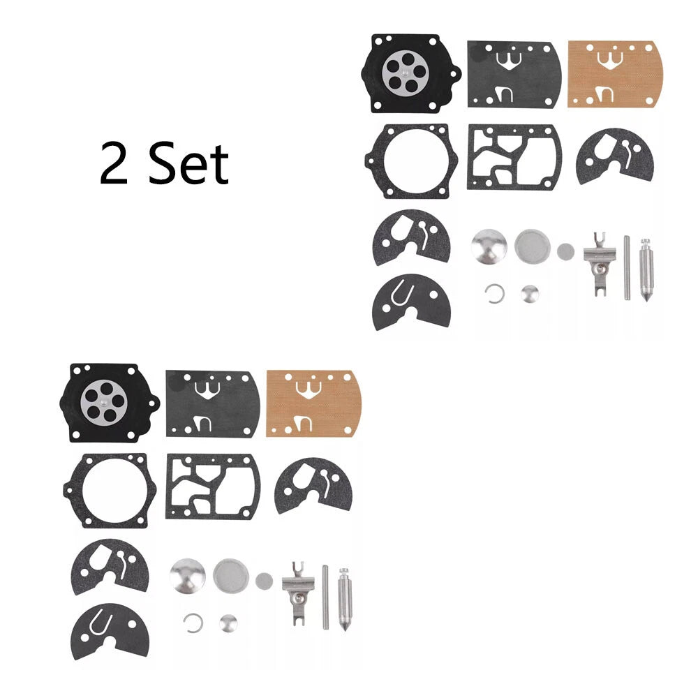 Set of 2 Carburetor Repair Kits K10-WB for Homelite 650 750 Trimmers
