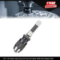 Keyless Heavy Duty Drill Chuck with R8 Shank Adapter for (0.005)
