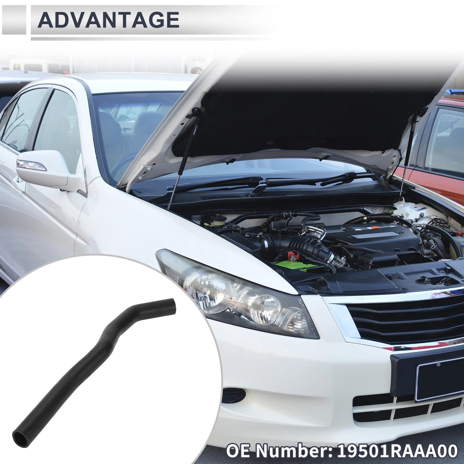 Radiator Coolant Hose Replacement for Honda Accord 2.4L (2003–2007)