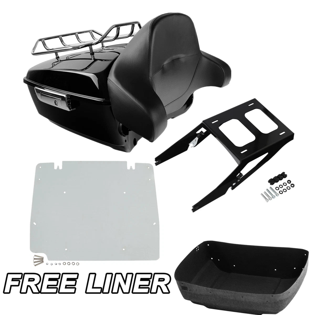 Trunk Mount Rack Base Plate for Harley Sport Glide FLSB (2018–2026)