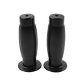 7/8" Hand Grips for Universal Vintage Motorcycle Handlebars - Black