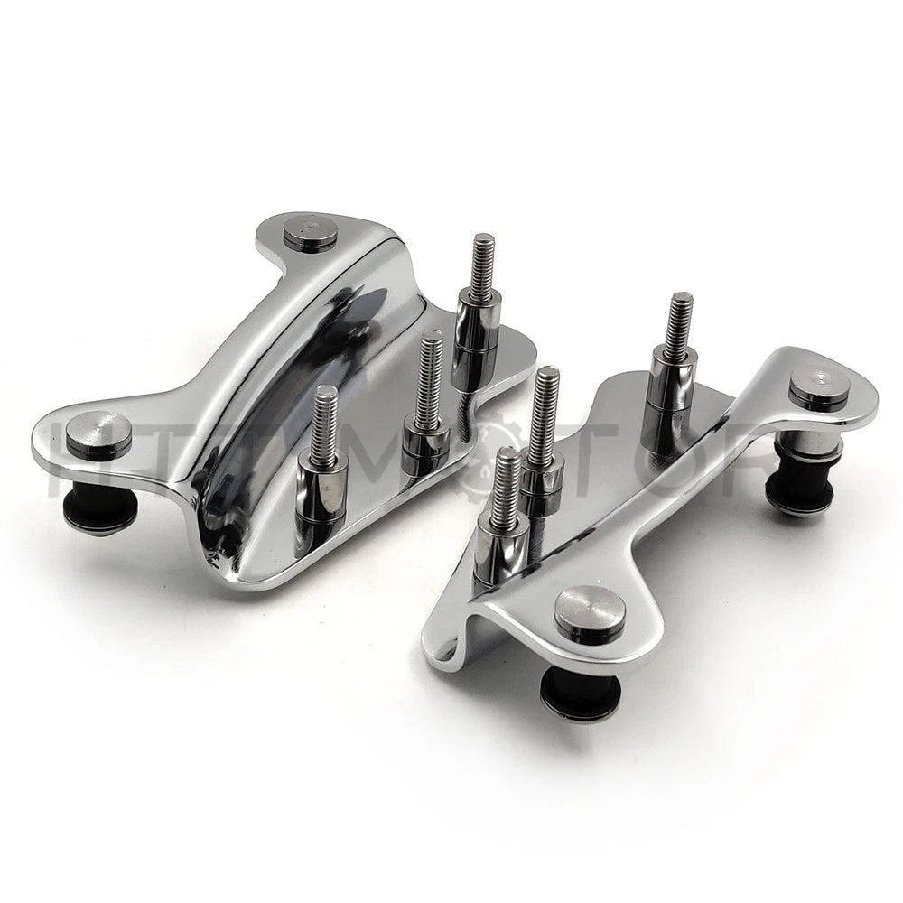 4-Point Docking Hardware Kit for Harley Touring (2009–2013) FLHR FLHT FLHX FLTR Chrome