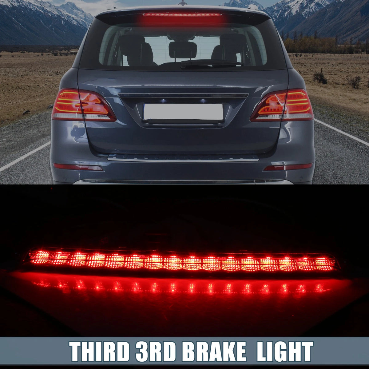 Tail High Mount Brake Stop Light Replacement for Mercedes-Benz GL350 (2013–2016)