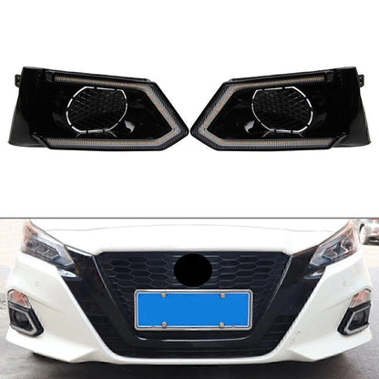 2X LED Daytime Running Lights DRL Amber White for Nissan Altima (2019–2020)