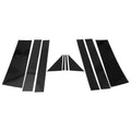 Door Pillar Window Trim Set for Dodge Grand Caravan (2008–2016) Black