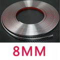 Set of 5 Chrome-Plated Decorative Self-Adhesive Car Modeling Strips