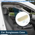 Car Sunglasses Case for Mitsubishi Lancer Eyeglasses Holder Storage Box Beige (2008–2017)