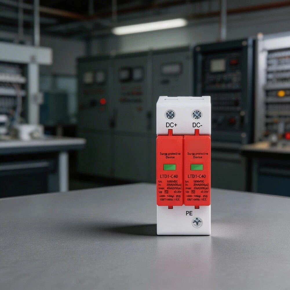 Surge Protector 2 Pole 40A for DIN Rail Mountable (800V 1000V)