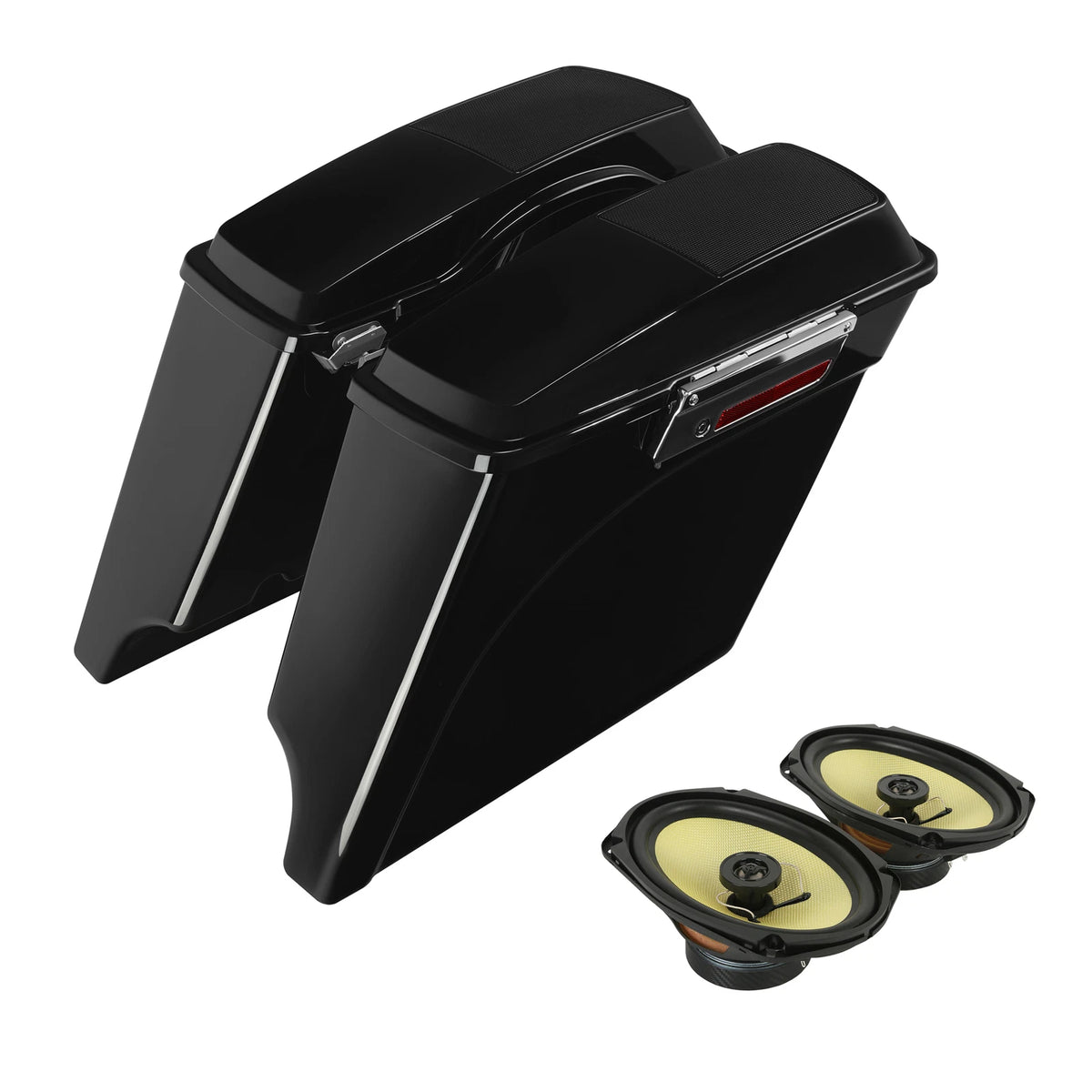 5" Stretched Hard Saddlebag Speakers for Harley Touring Road King (1993–2013)