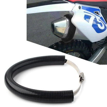 Universal Motorcycle Exhaust Pipe Heat Shield Crash Protector Cover Ring