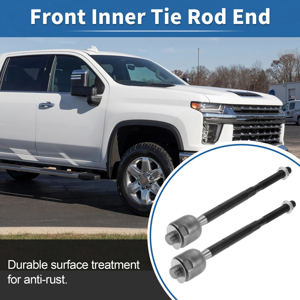 2 Pcs Front Inner Tie Rod End Links for Chevrolet Colorado (2004–2006) RWD