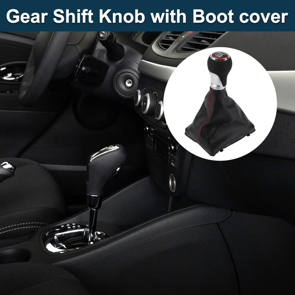 6 Speed Shift Knob with Cover Replacement for Audi A4 B8 (2007–2015)