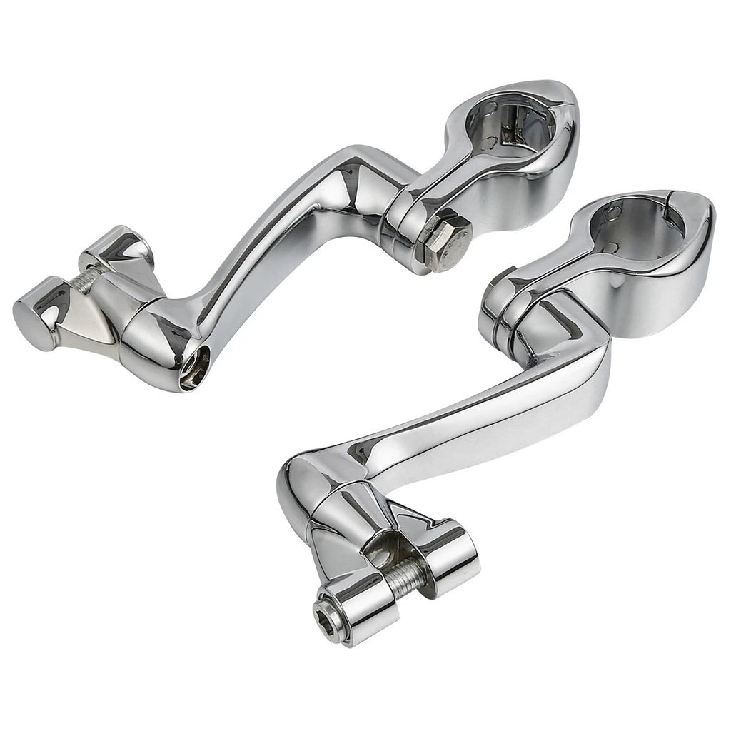 Foot Pegs for Harley Touring Dyna (1 1/4" Engine Guard Mounts)