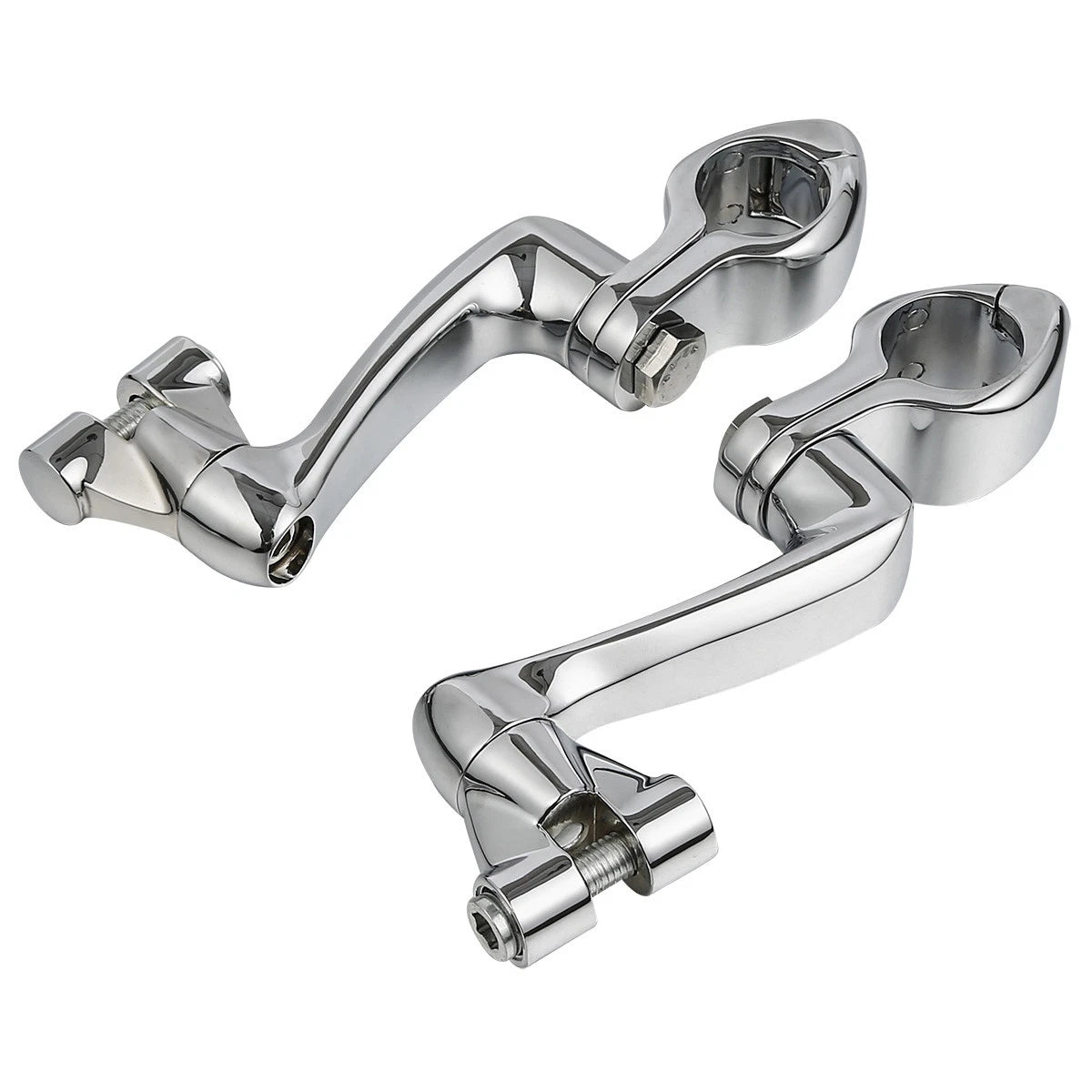 Foot Pegs for Harley Touring Dyna (1 1/4" Engine Guard Mounts)