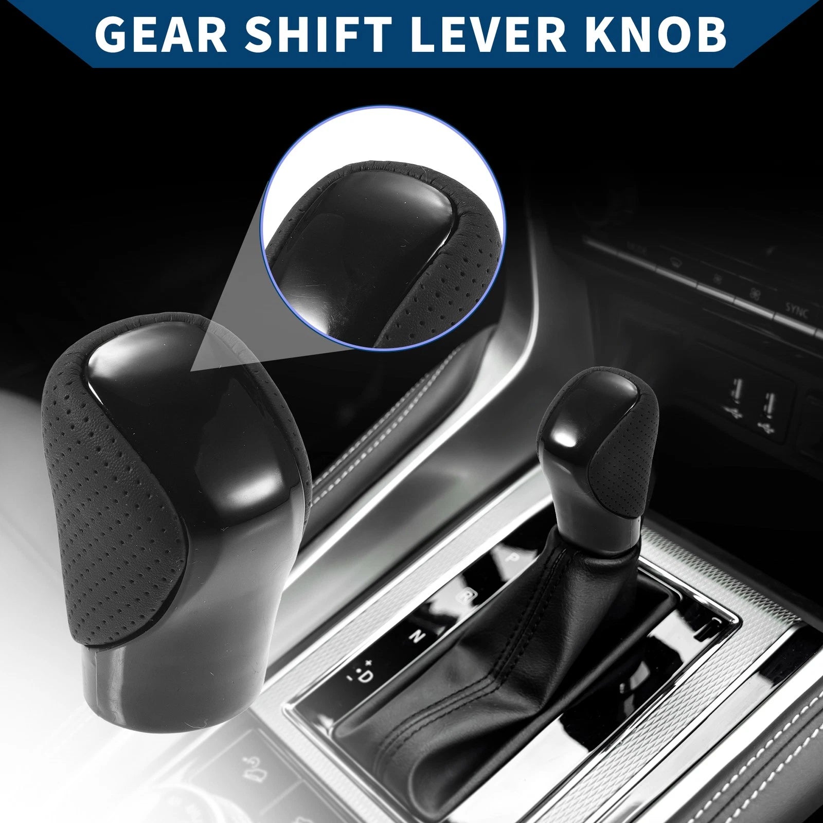 Automatic Gear Shift Knob Faux Leather Replacement for Lexus ES300h (2021–2023)