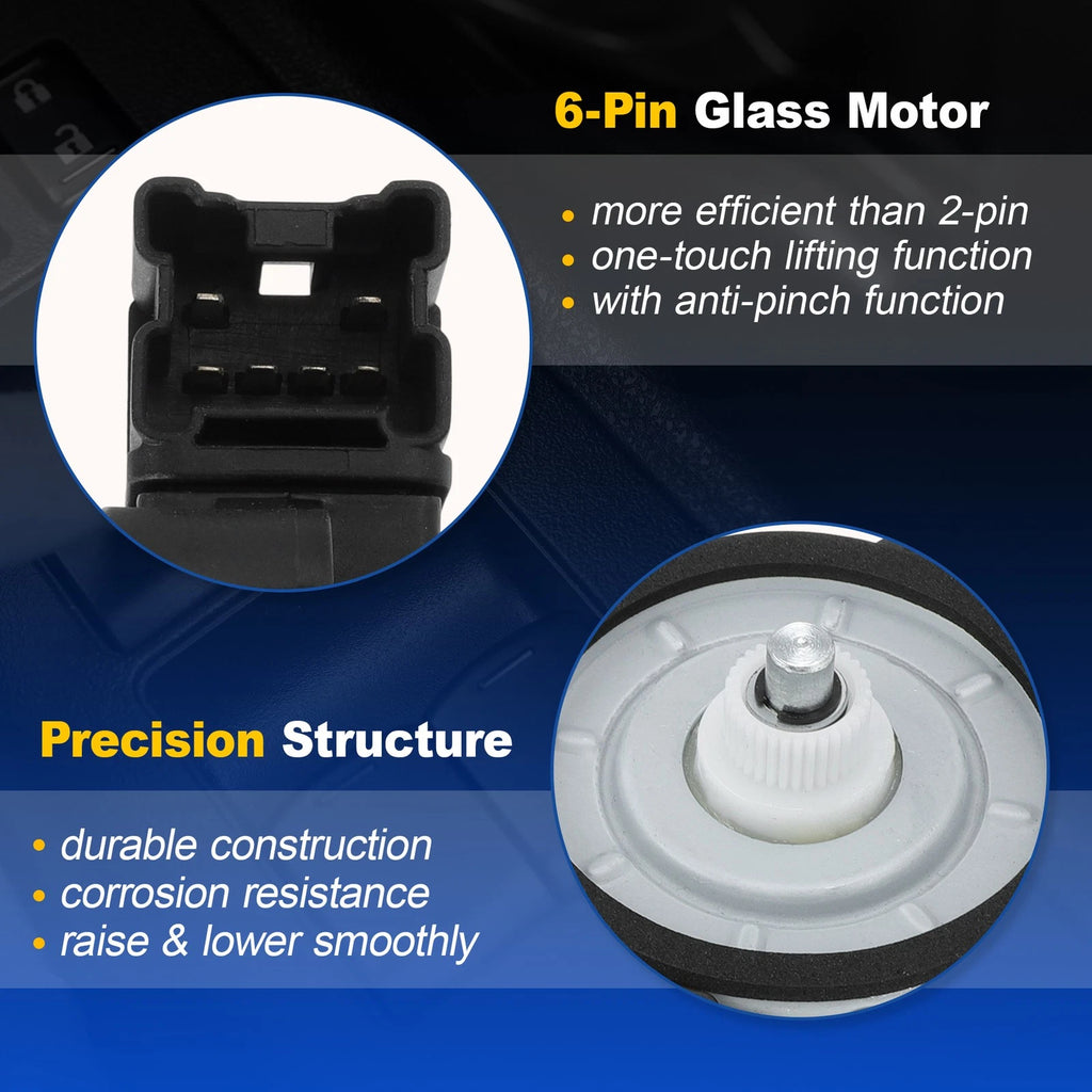 Front Left Window Regulator Motor for Nissan Maxima, Altima